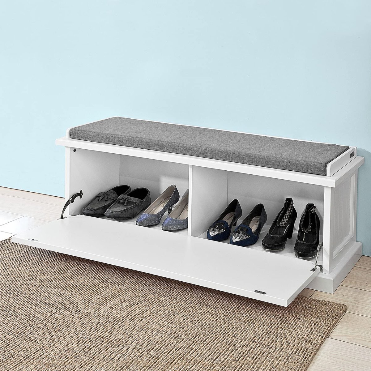 Полка для обуви с сиденьем