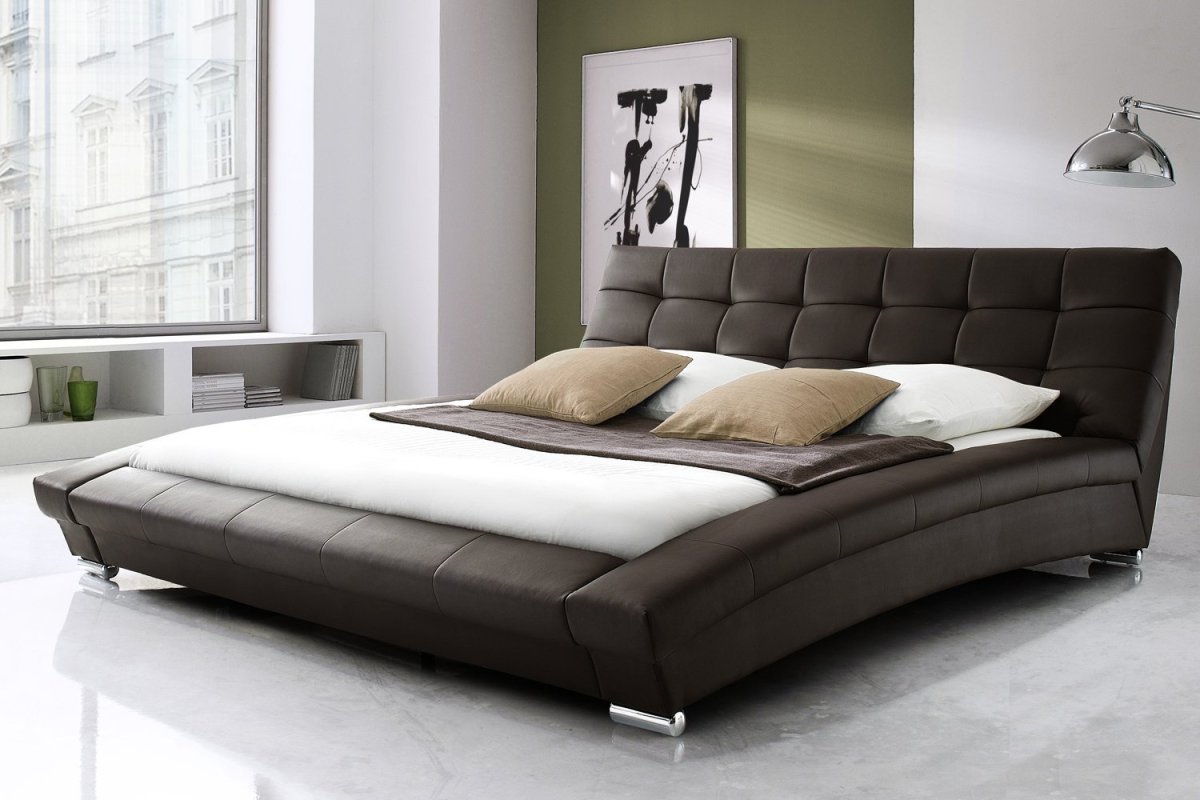 Кровать двуспальная стильная современная