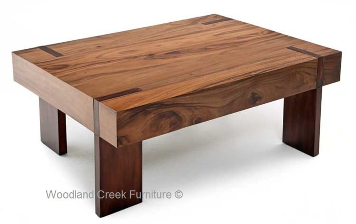 Деревянный журнальный стол Mesa de Centro