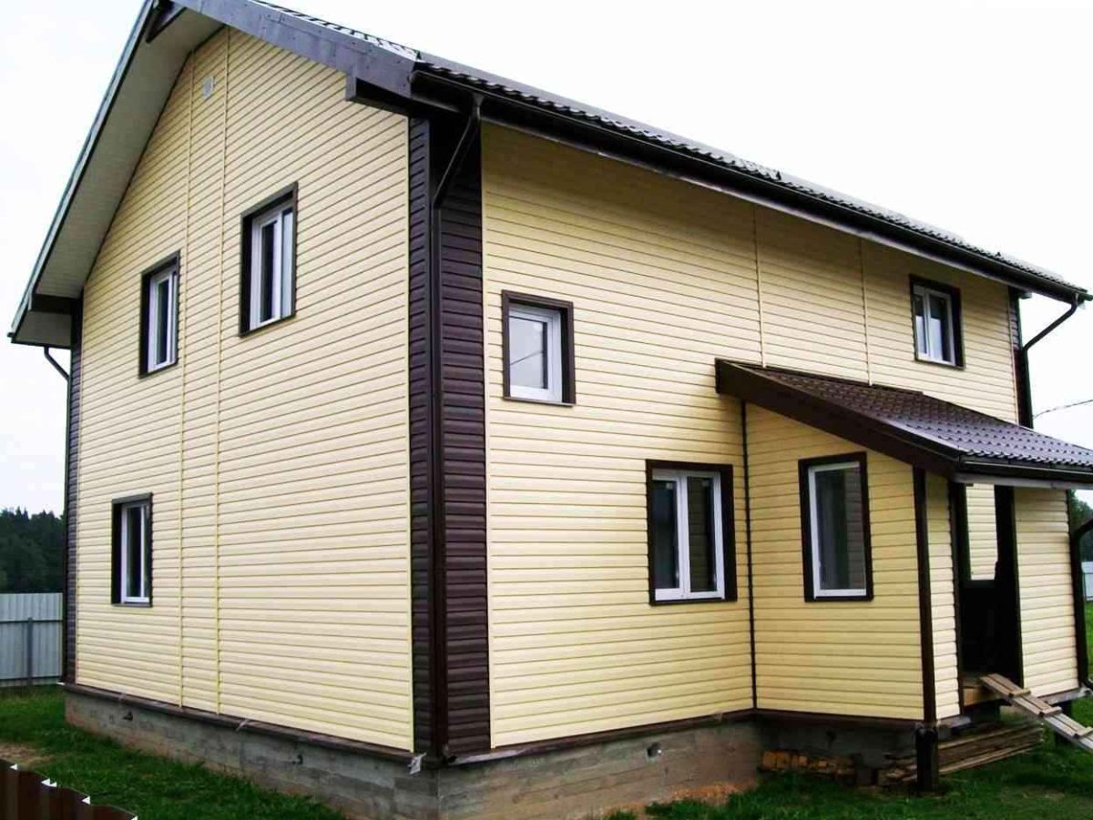 Цвет дома золотой песок