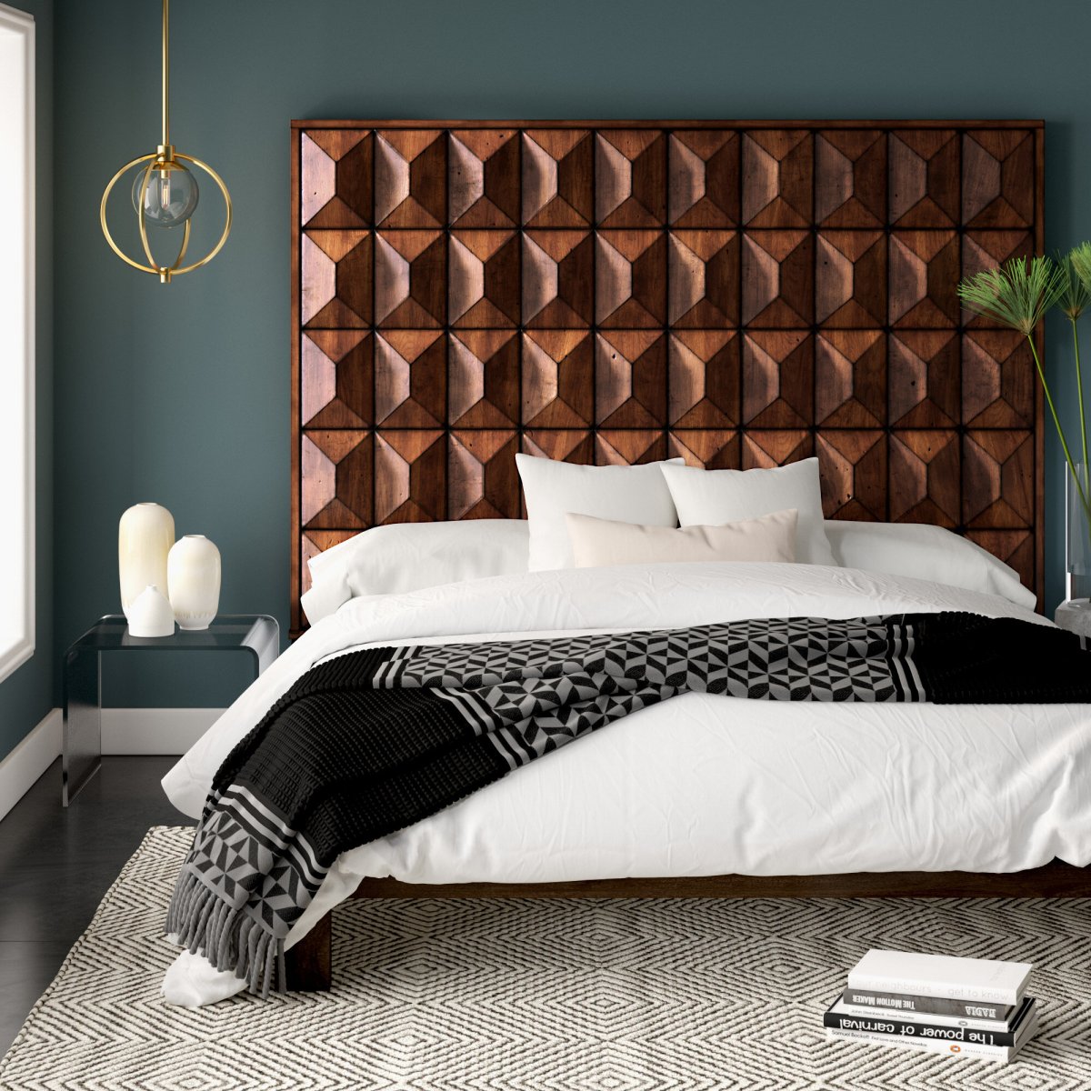 Необычное изголовье кровати