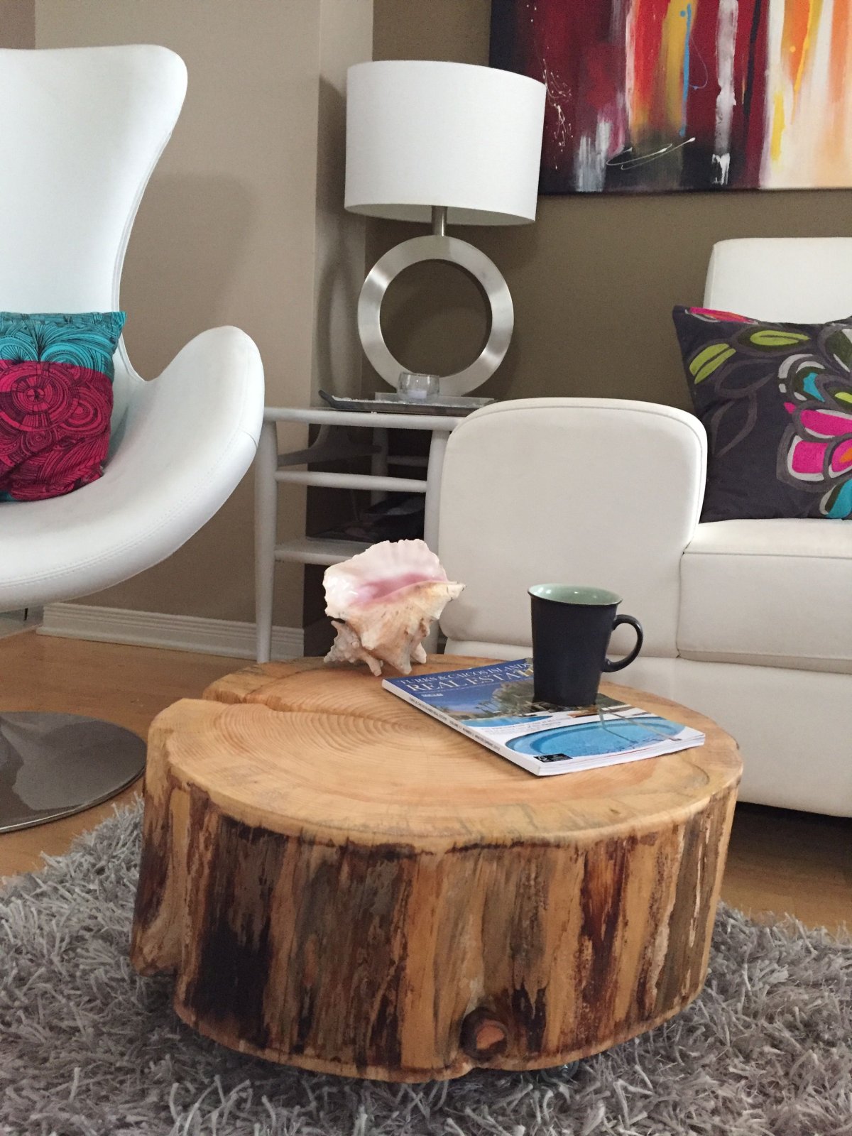 Пенек в интерьере