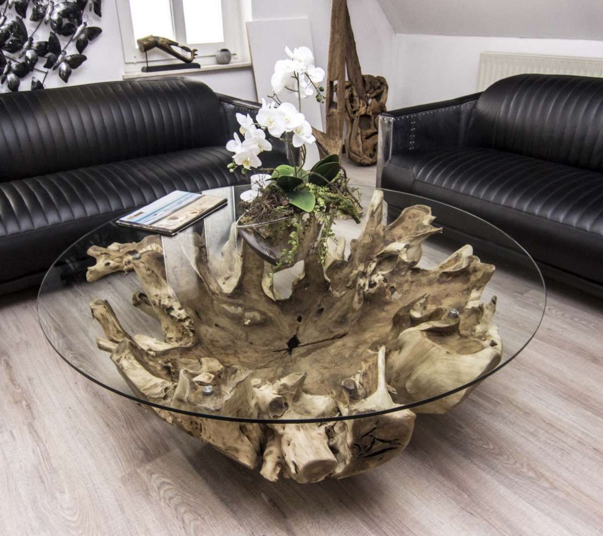 Столы из корней деревьев