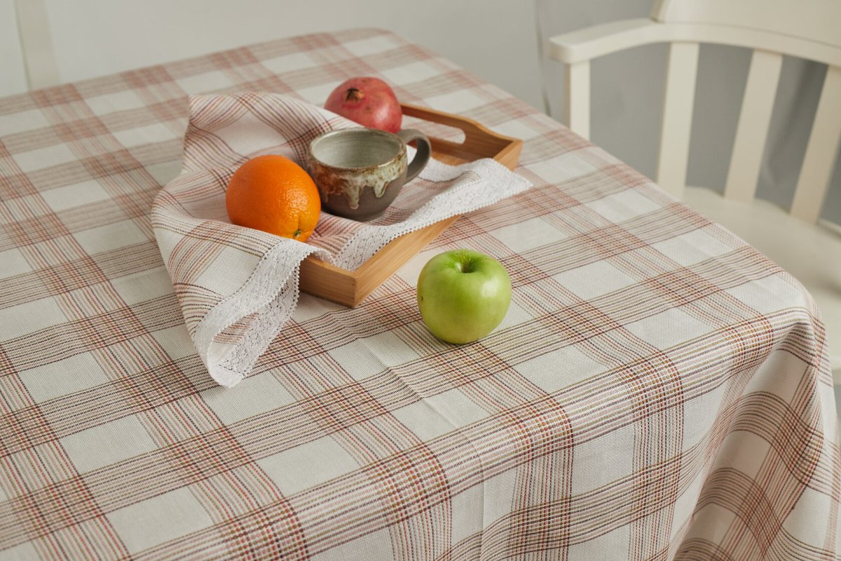 Скатерть в клетку