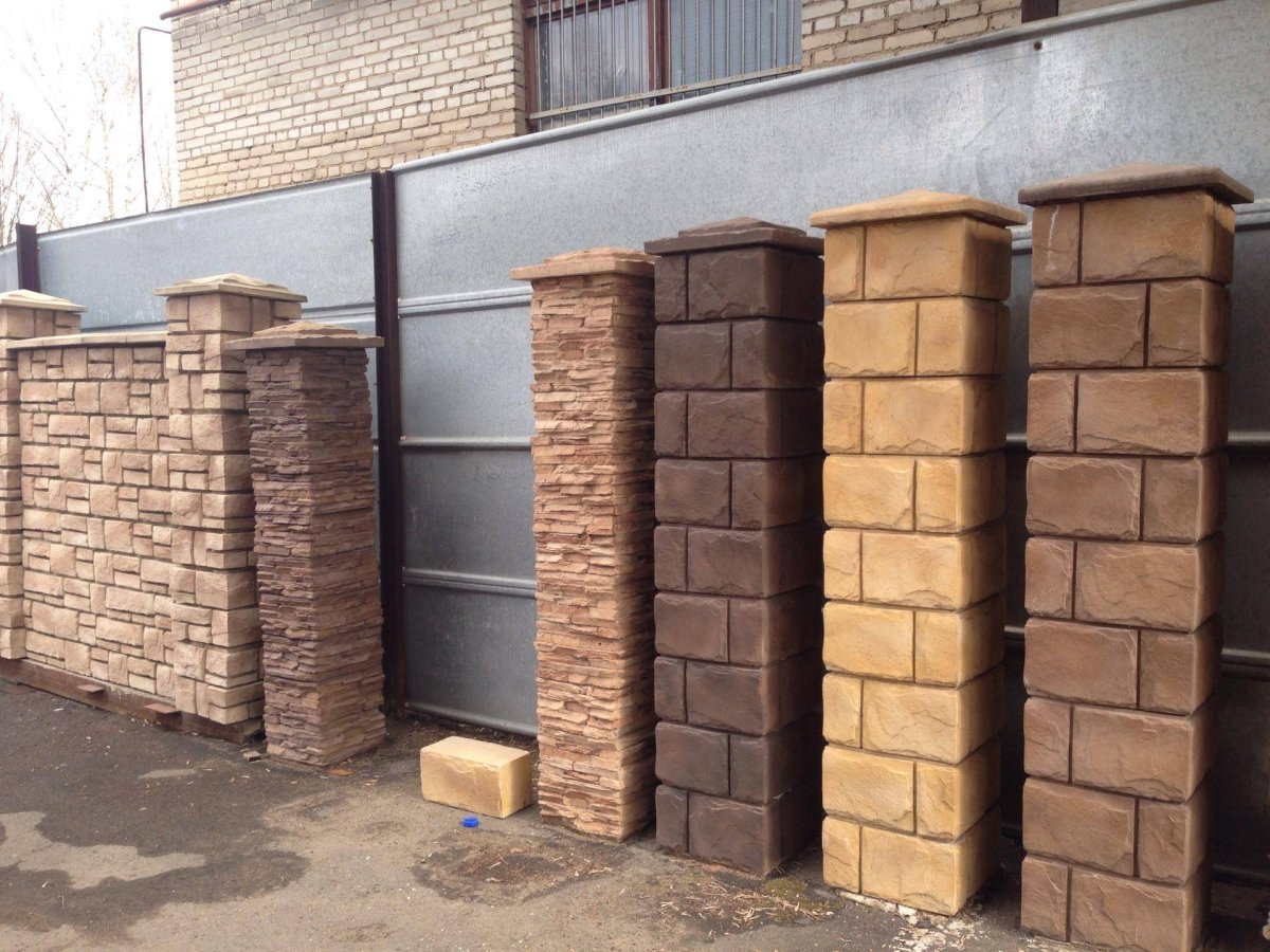 Декоративные блоки для забора