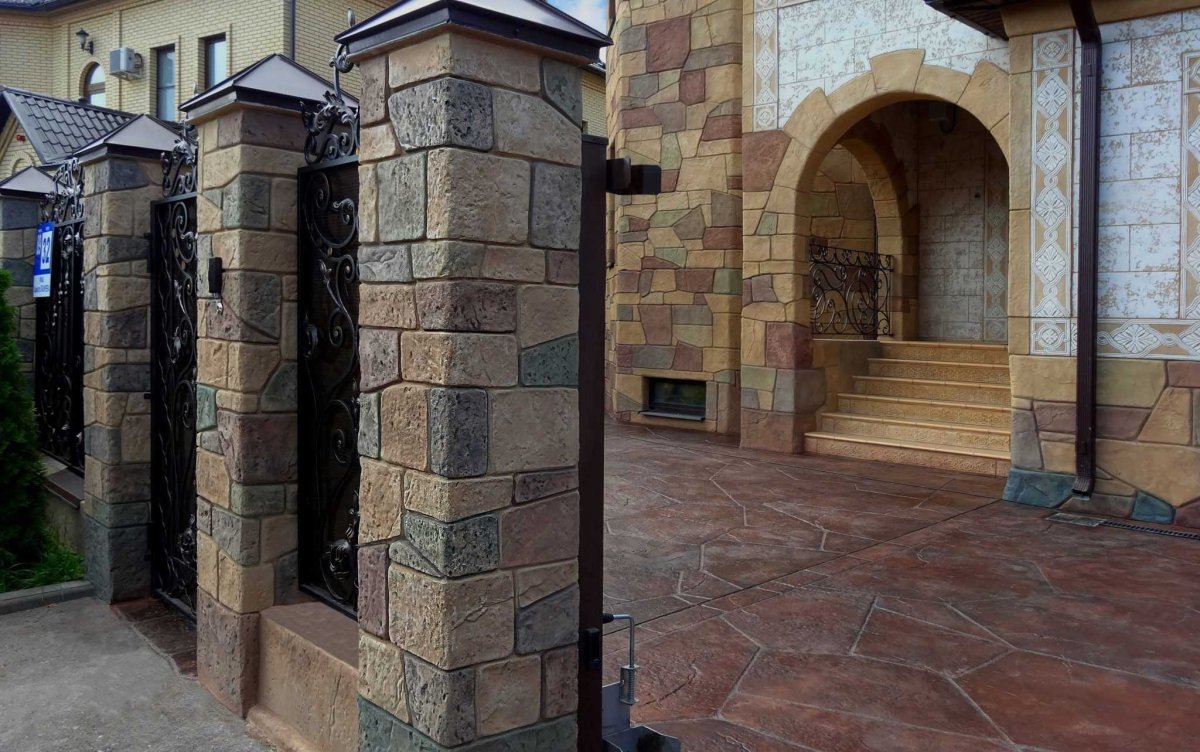 Флекс бетон имитация дикого камня