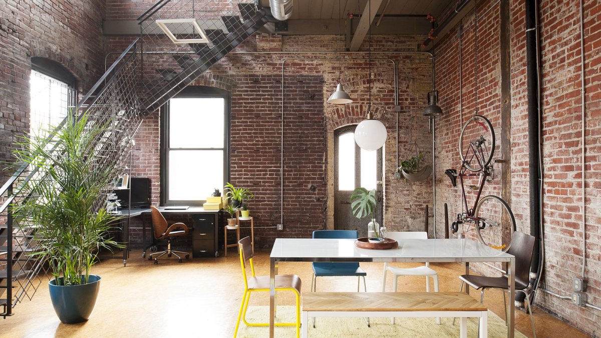 Отделка помещения в стиле лофт