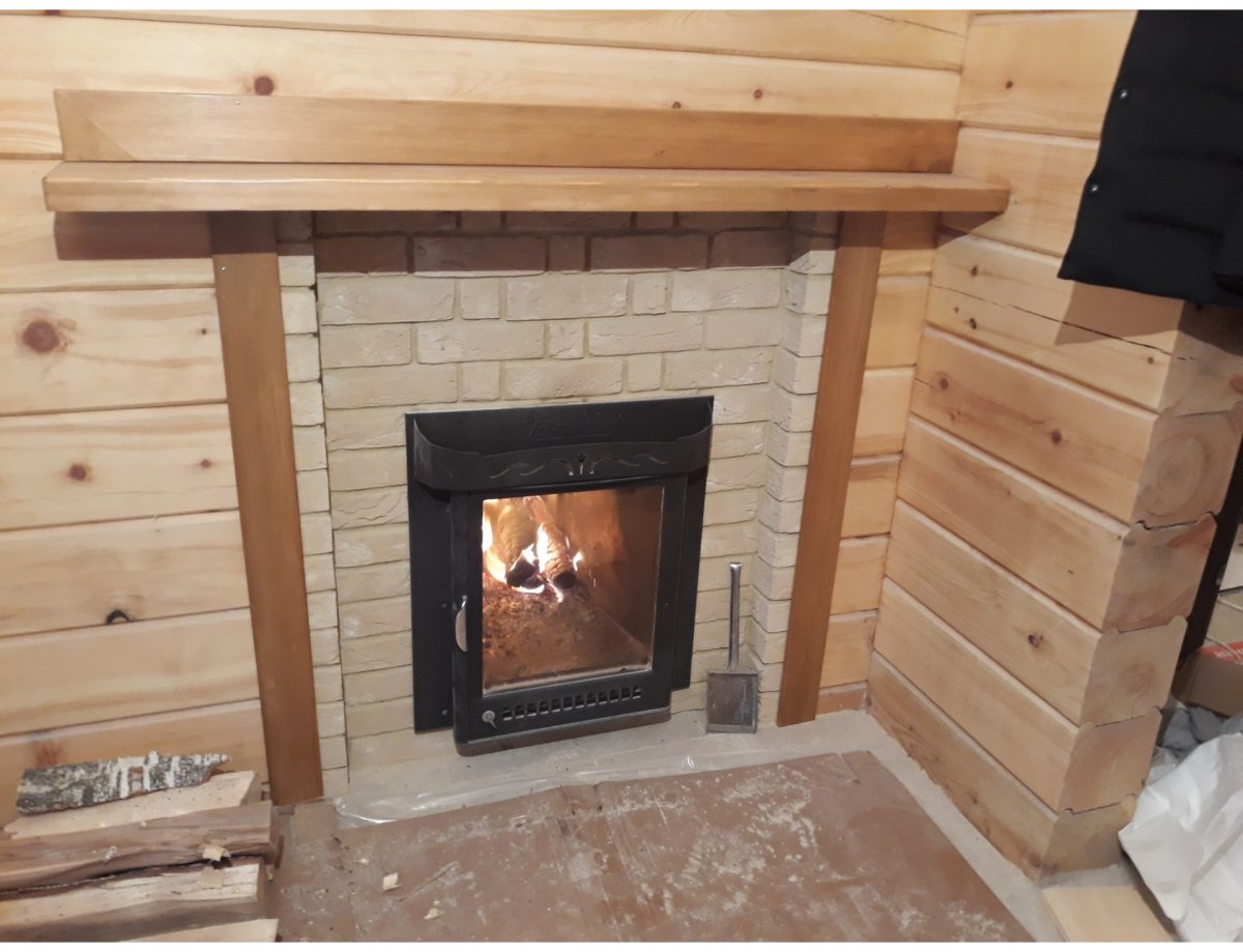 Отделка печи в бане