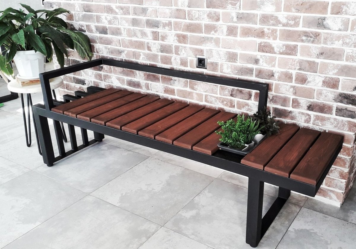 Угловая скамья лофт правая #80374334