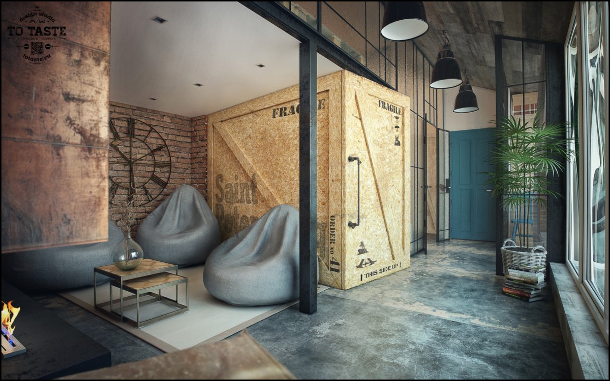 Стиль в интерьере лофт гейм