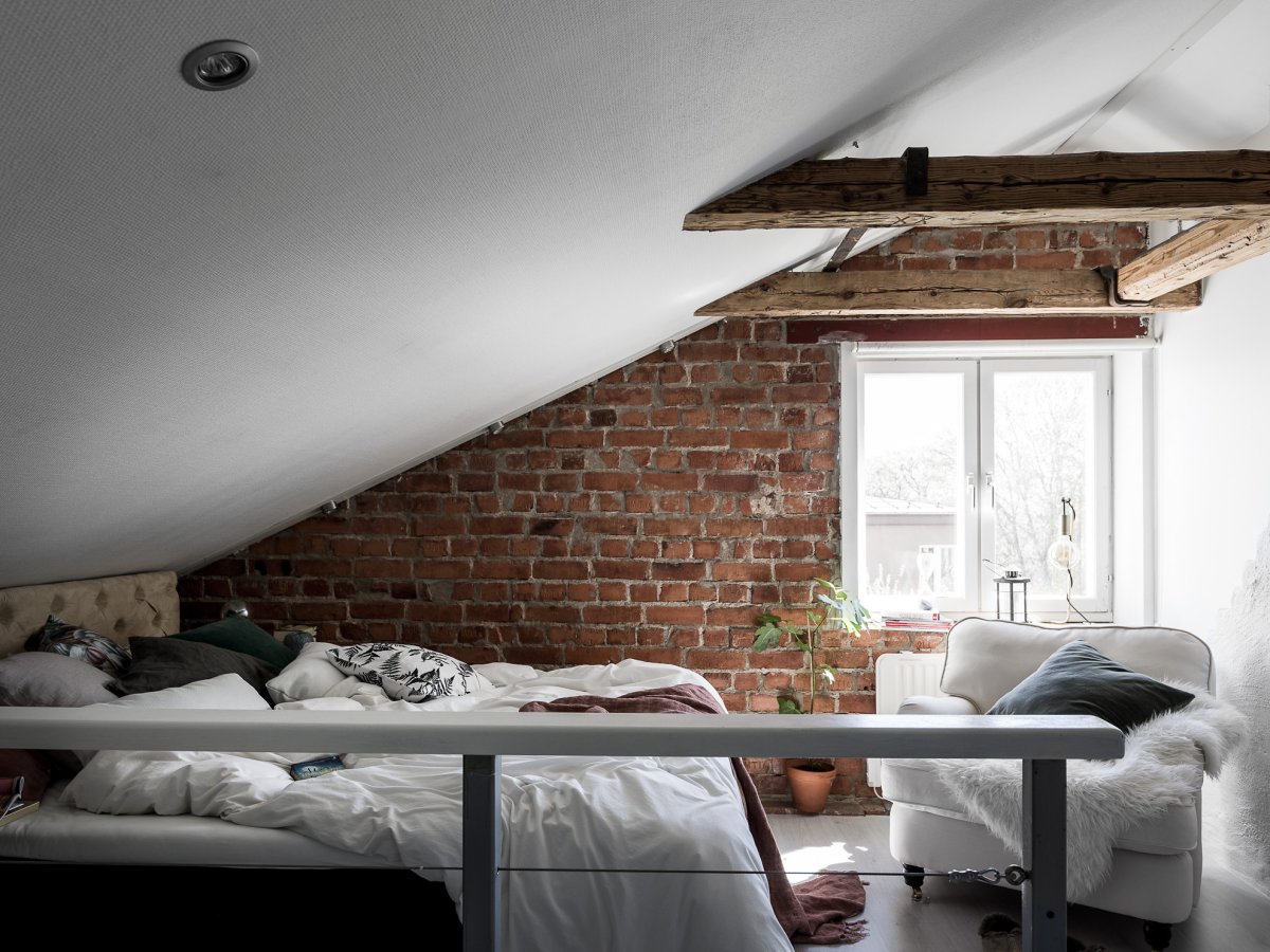 Мансарда в стиле лофт