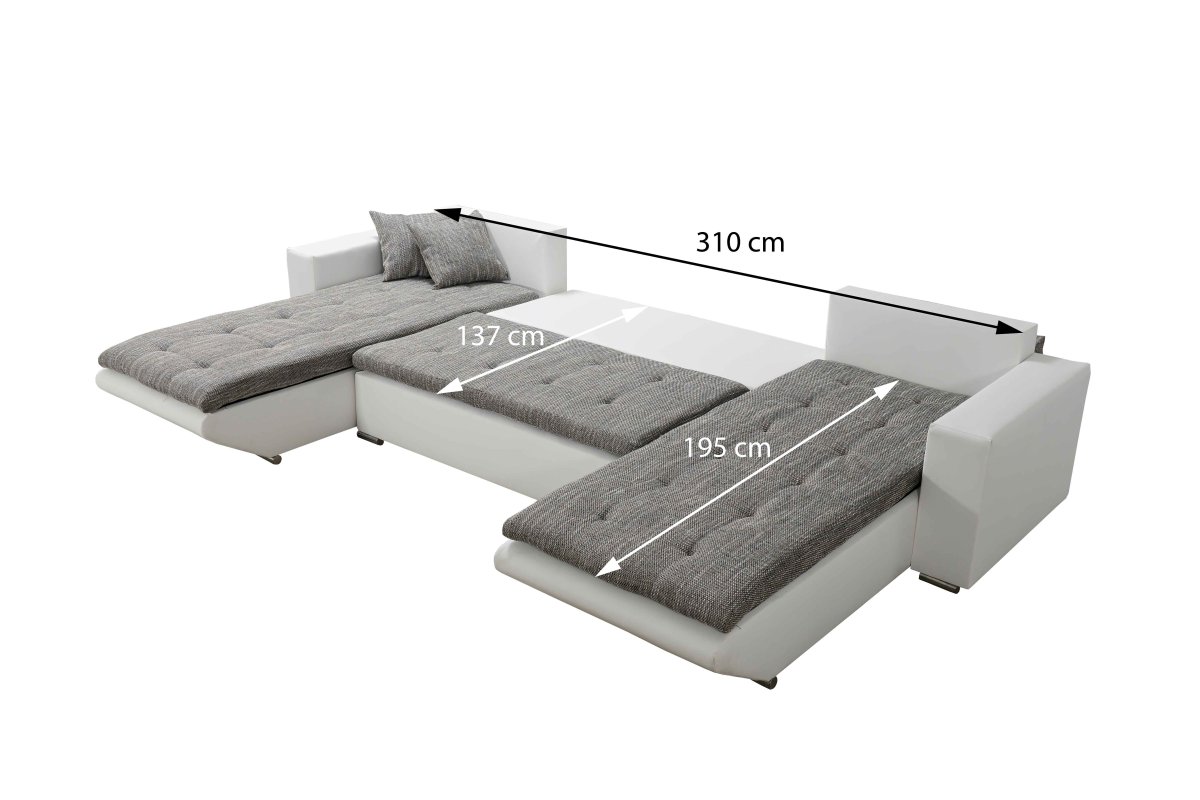 Диван с двумя раздельными спальными местами