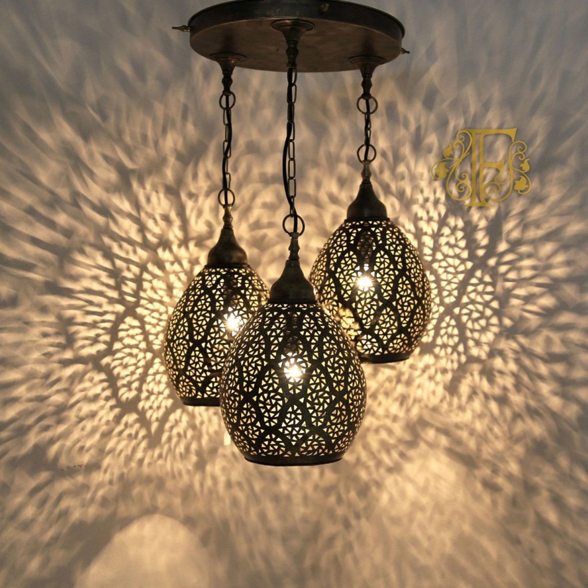 Люстра в марокканском стиле современная стекло