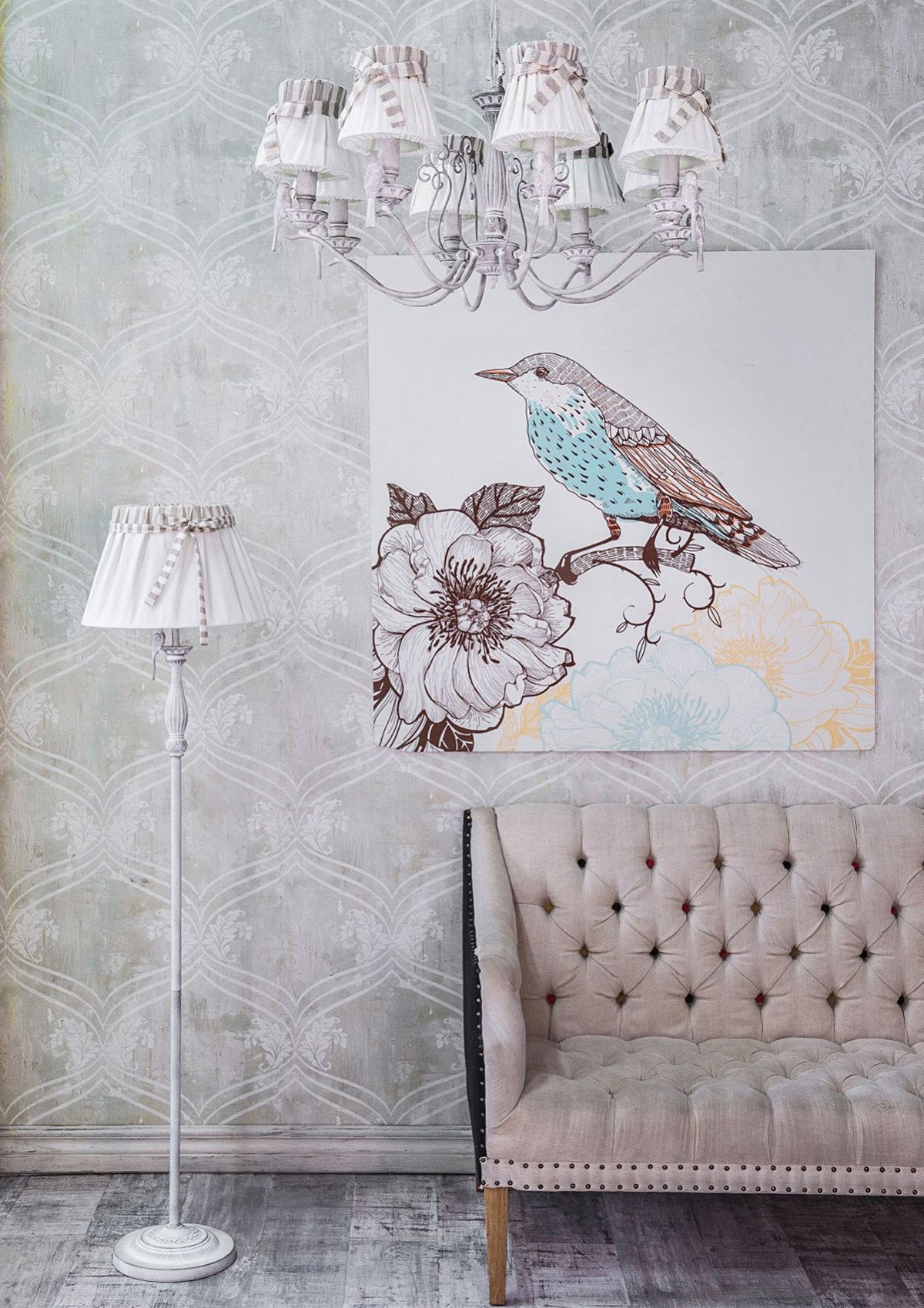 Торшер Maytoni arm013-22-w Bird