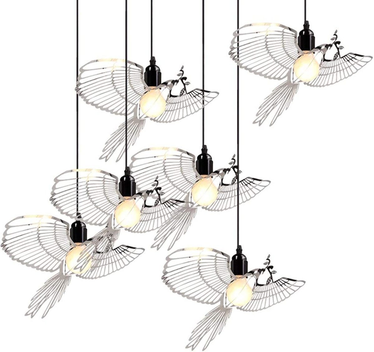 Люстра с птицами