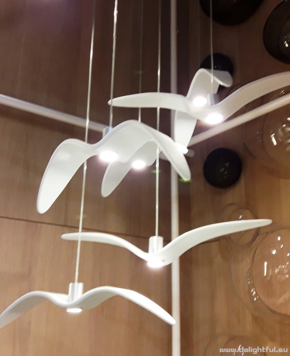 Светильник птицы на жердочке