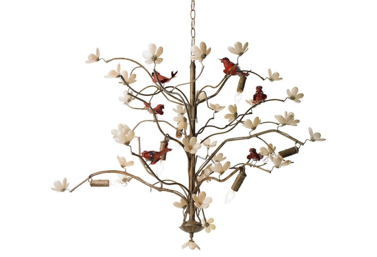 Светильник птицы на ветке