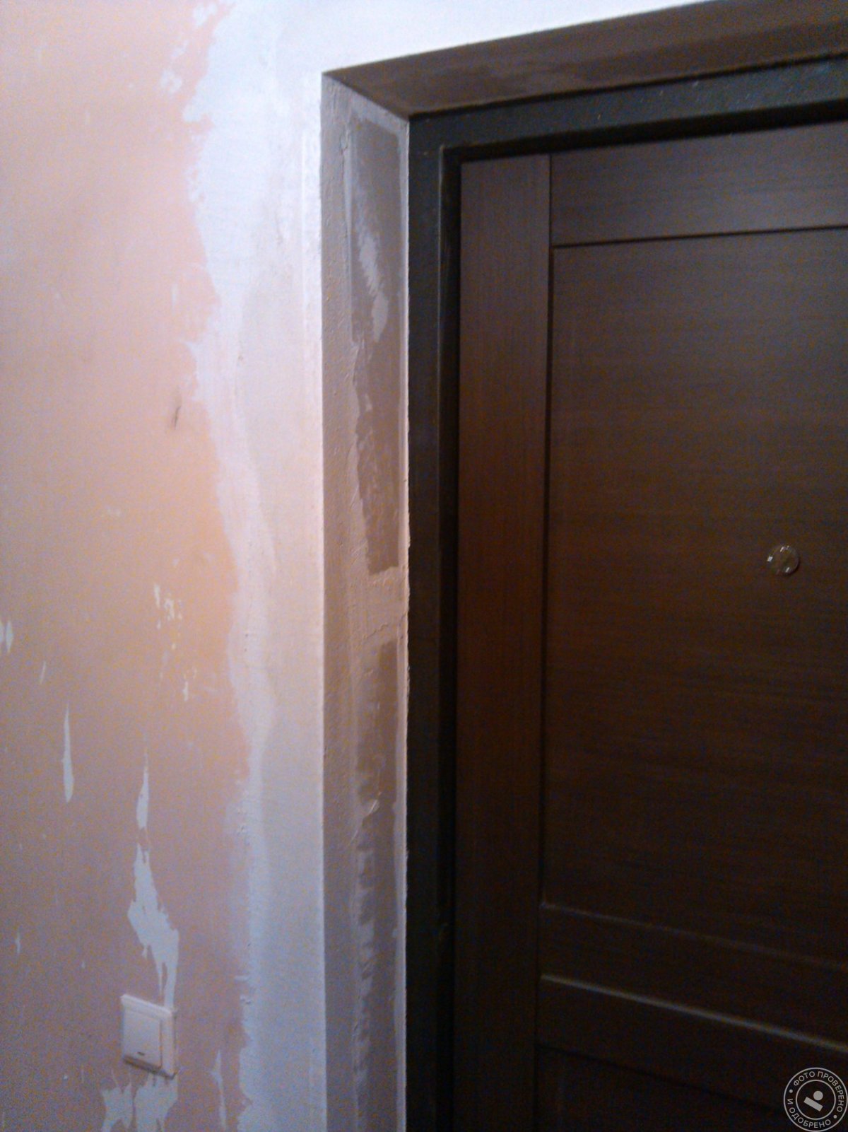 Оштукатуренный дверной откос