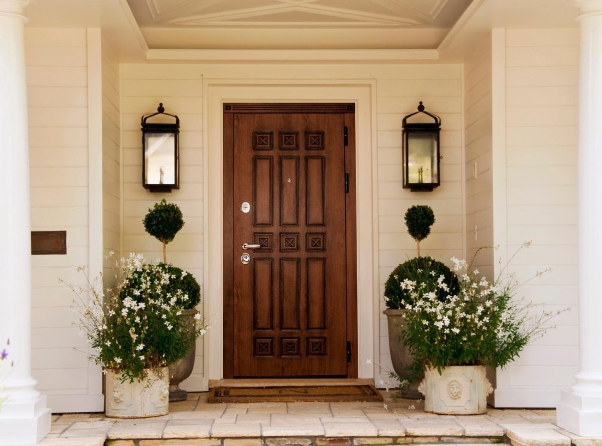 Фасадные двери интерьера