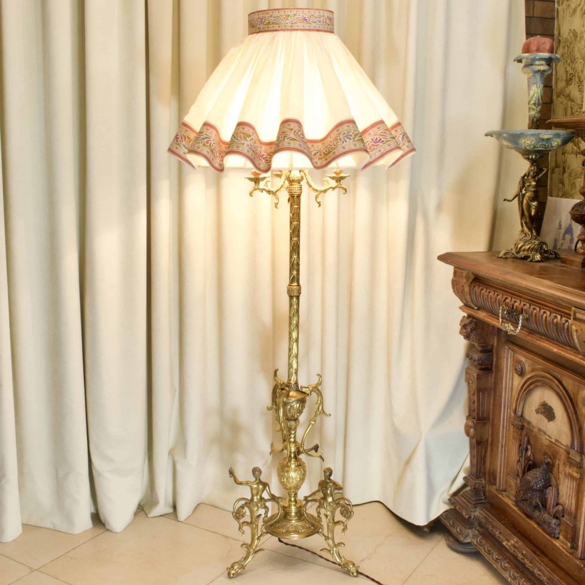 Торшер старинный