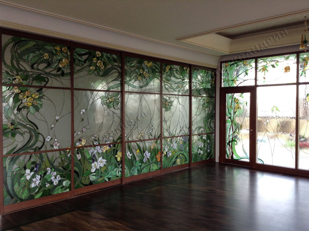 Витраж перегородка