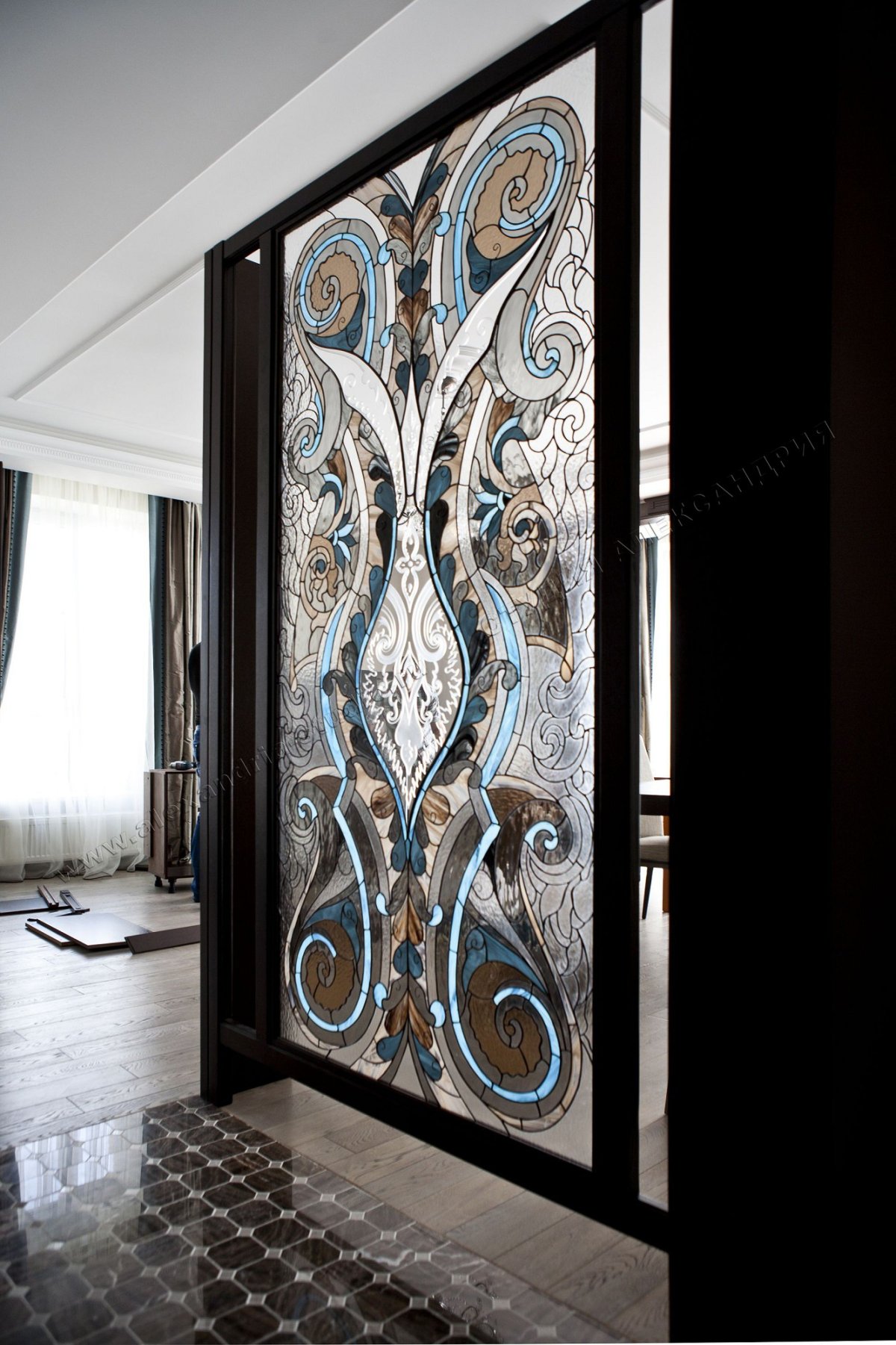 Витраж перегородка