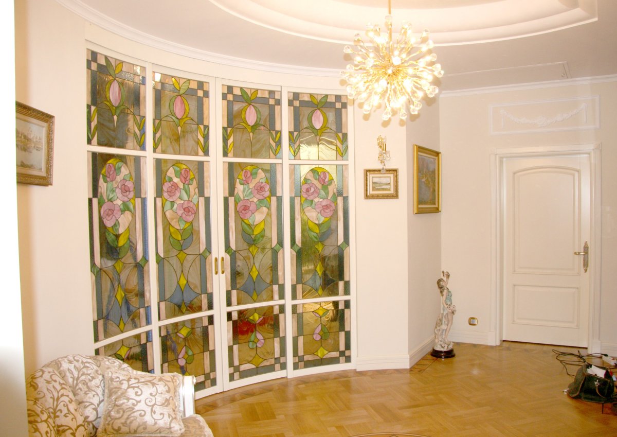 Витраж перегородка