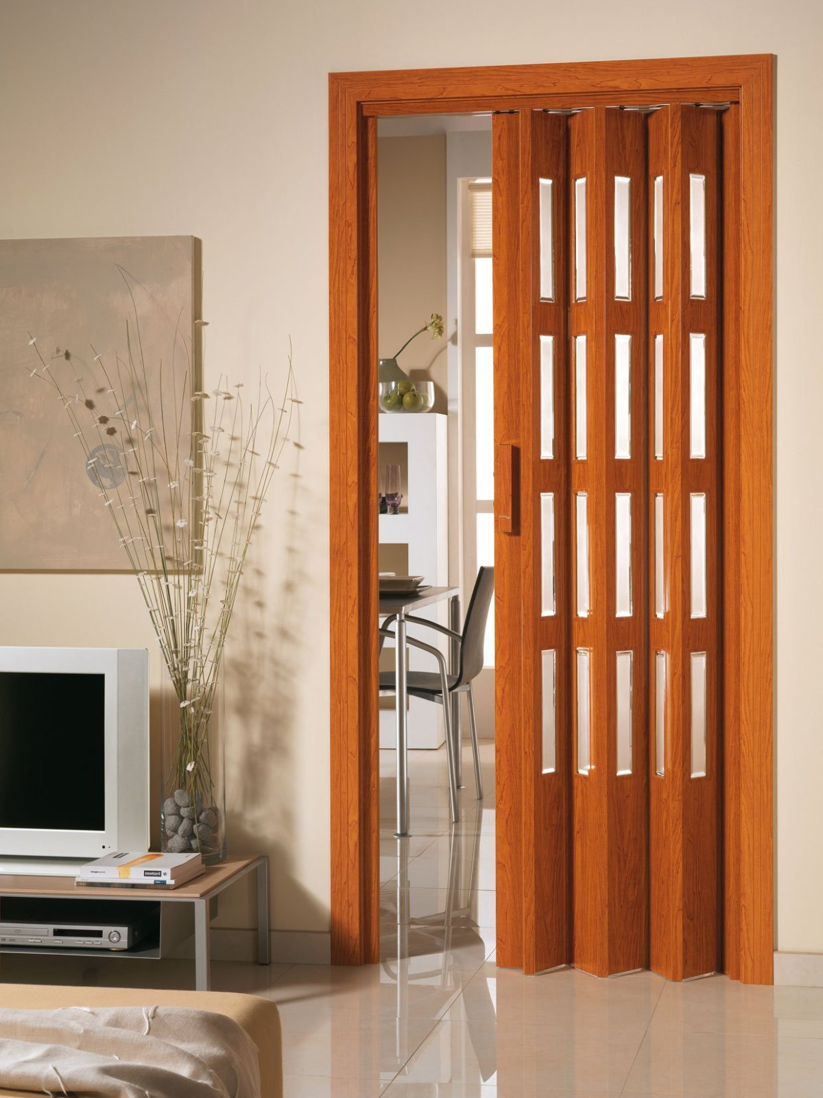 Складная дверь в арку