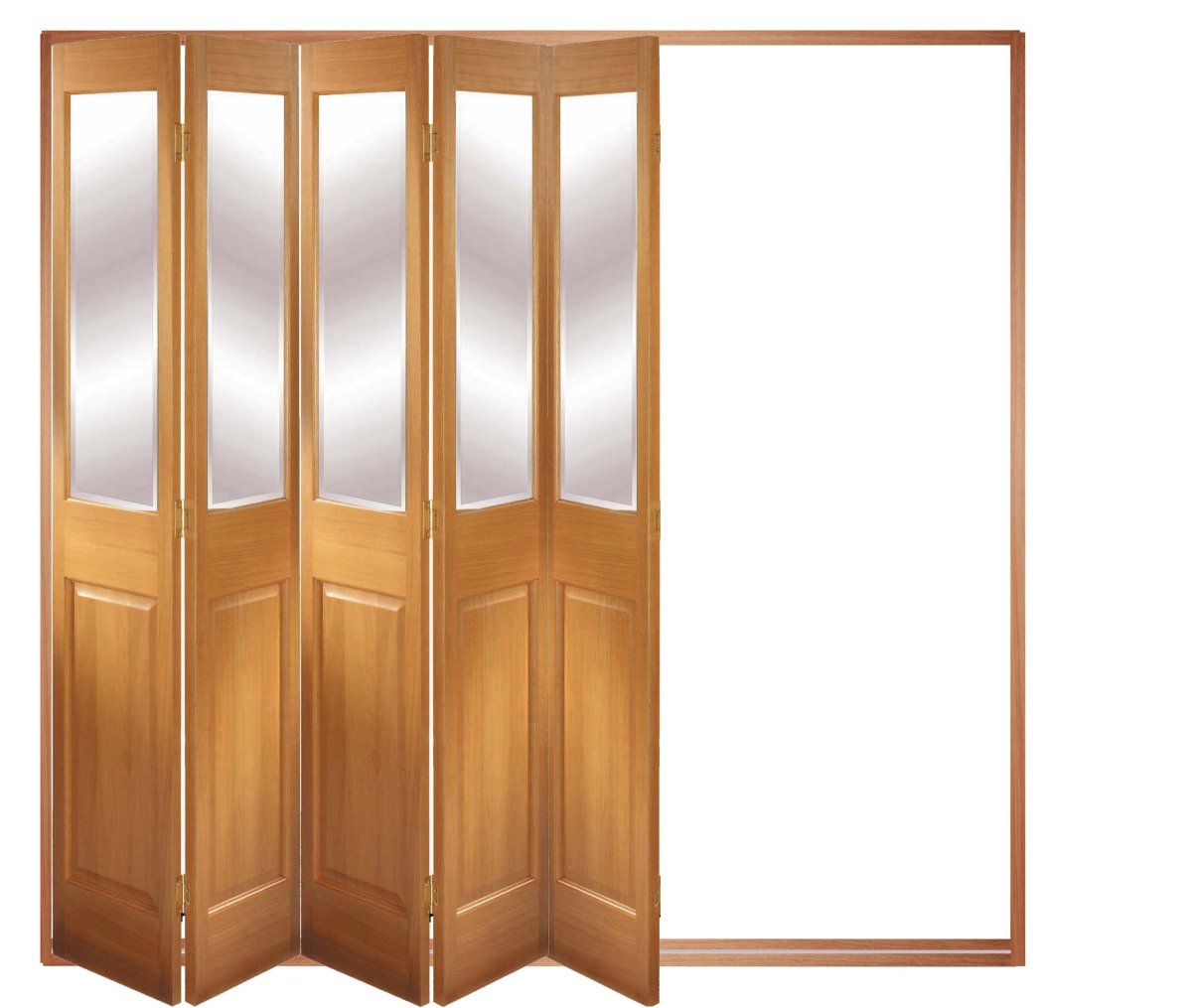 Дверь гармошка из дерева