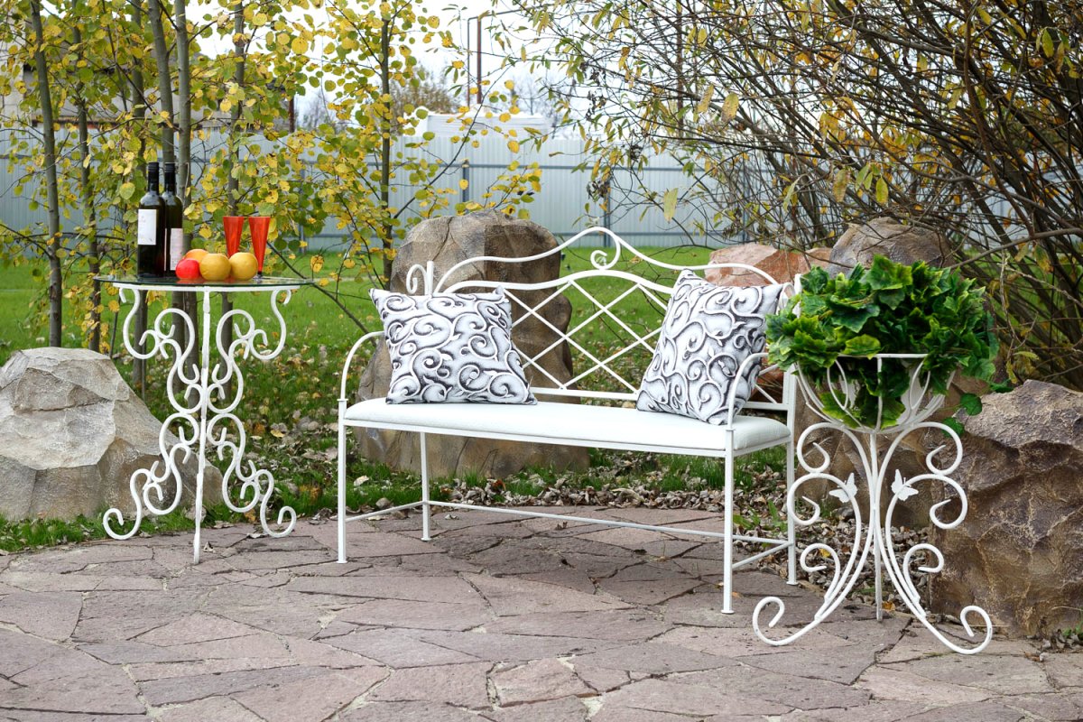 Кованая мебель для сада