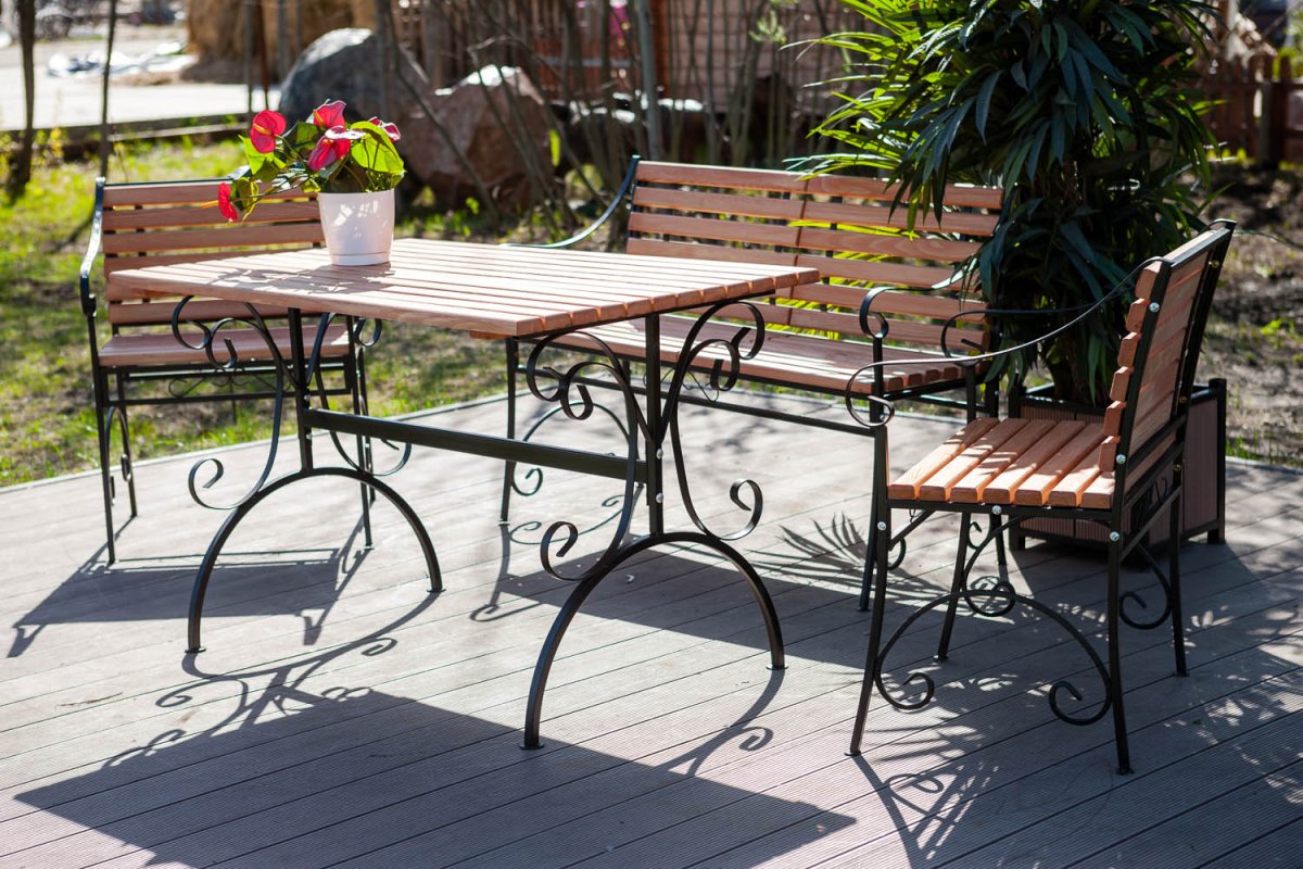 Кованая Садовая мебель