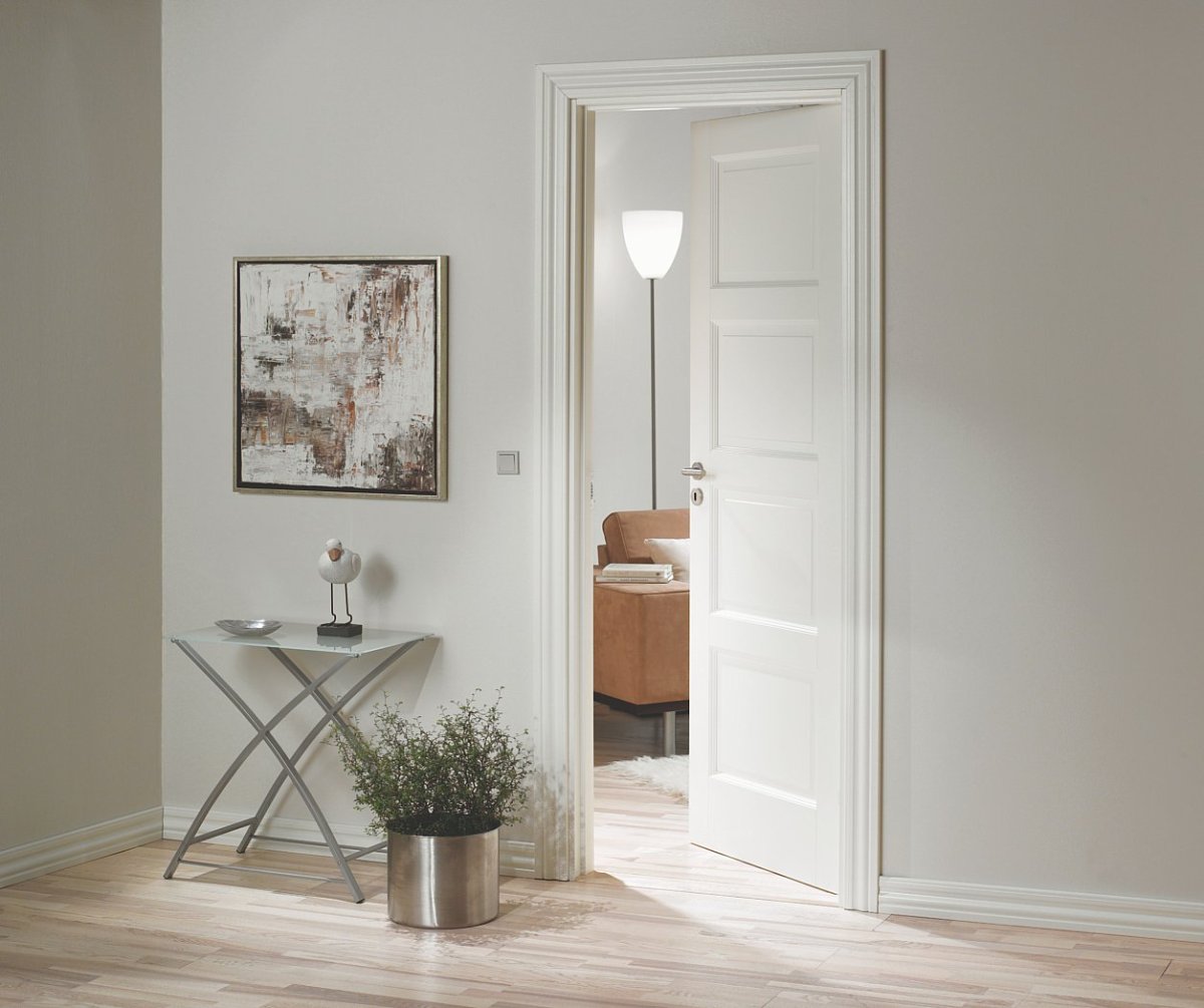 Скандинавский стиль в интерьере двери межкомнатные