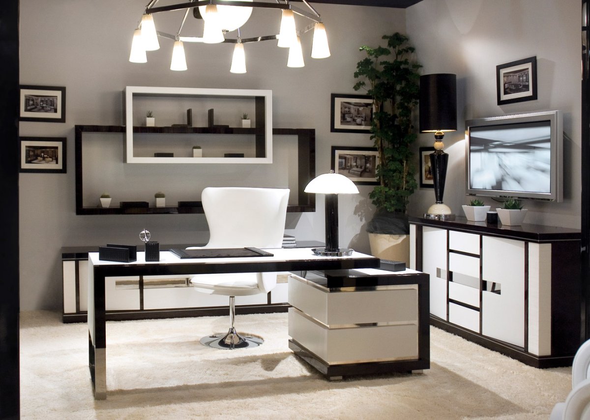 Компьютерный стол в стиле ар деко