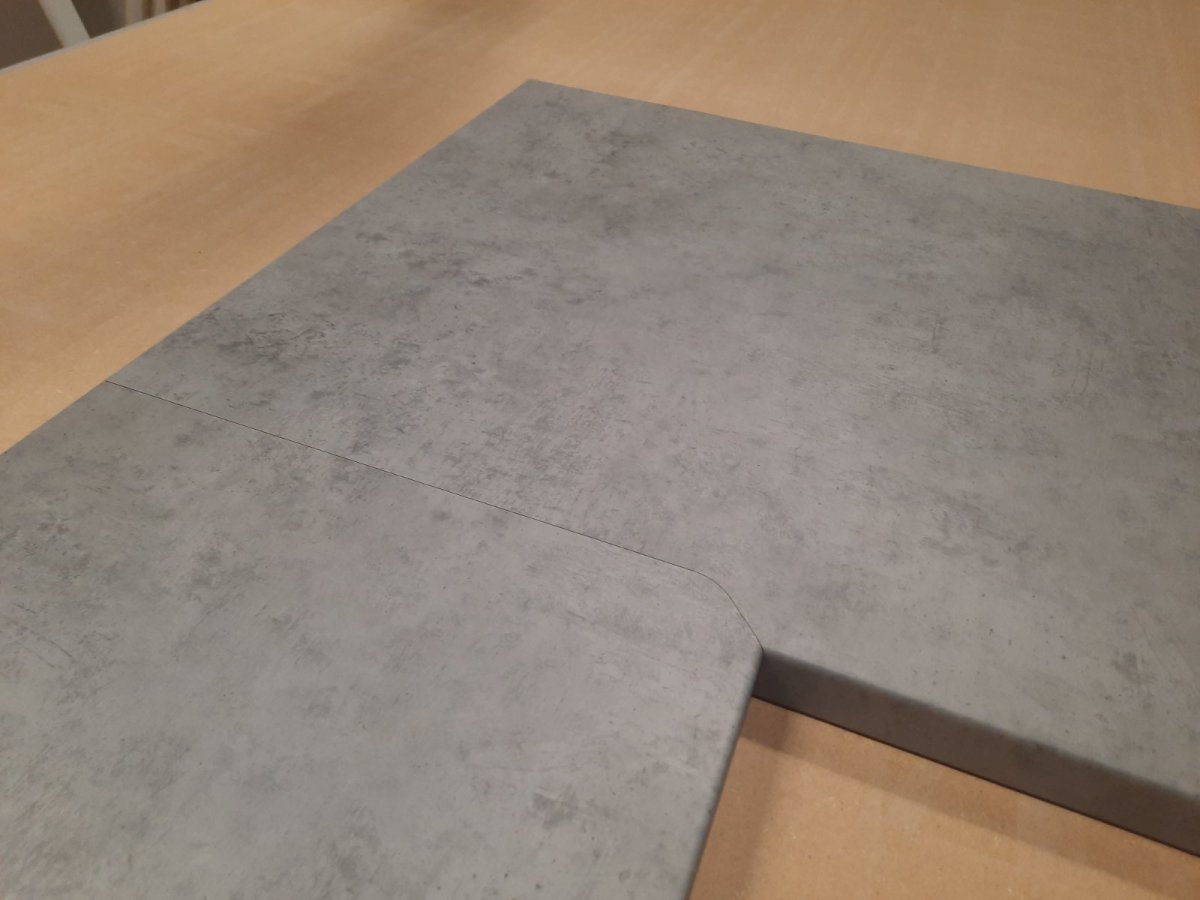 Еврозапил столешницы HPL