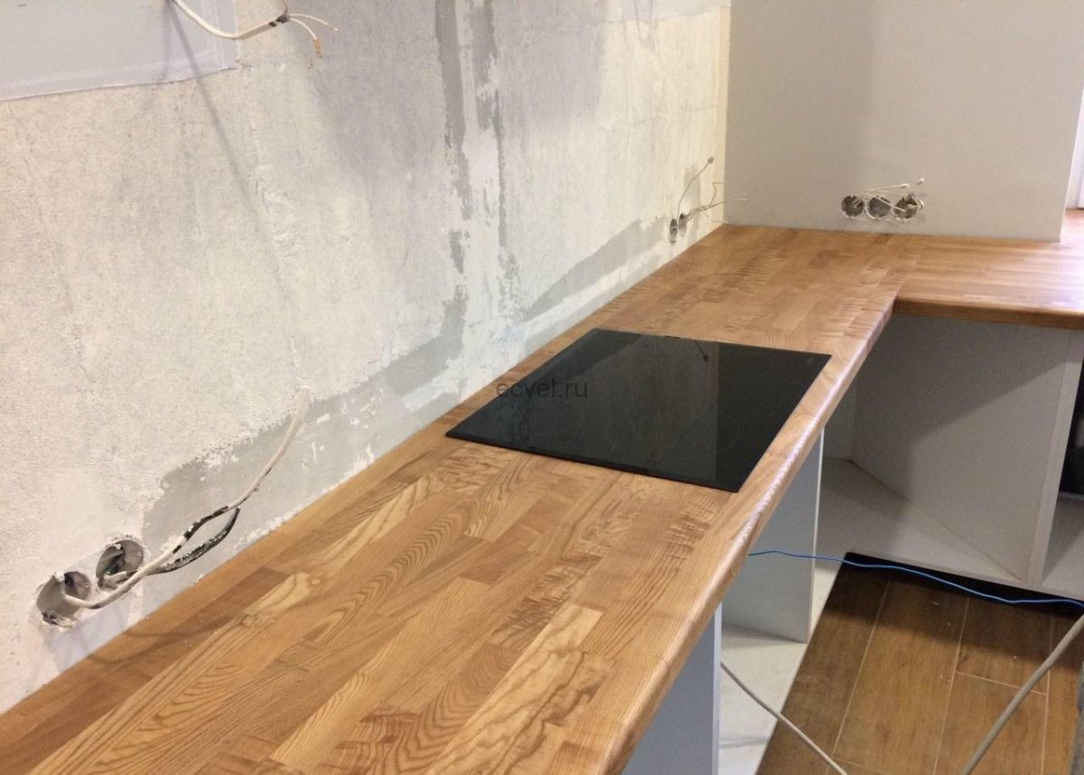 Столешница ясень массив СИБЛАМ