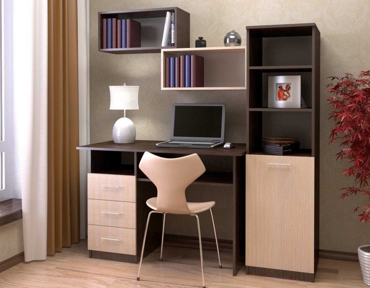 Стол компьютерный угловой с224 БН BMS