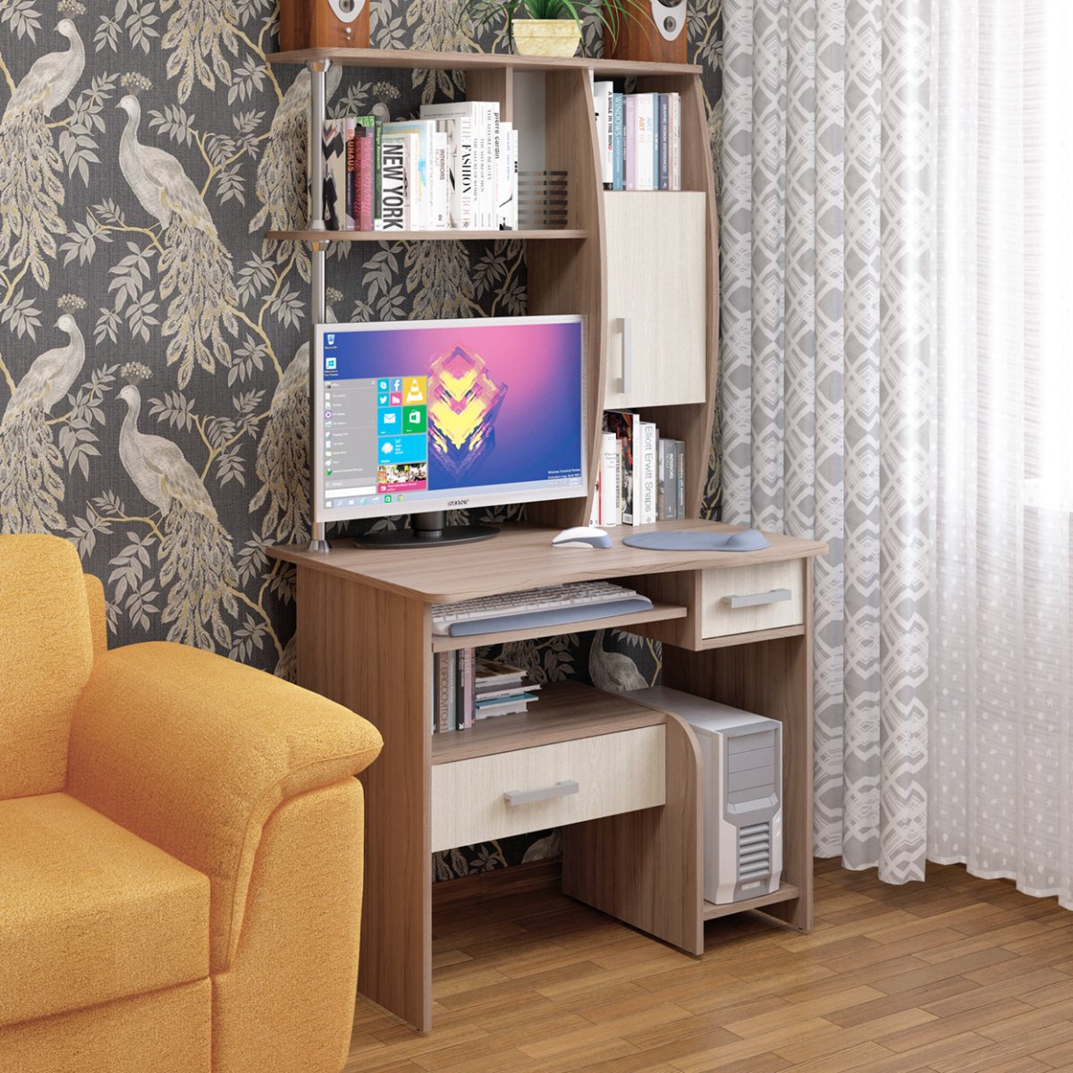 Стол компьютерный СК-48 пирамида