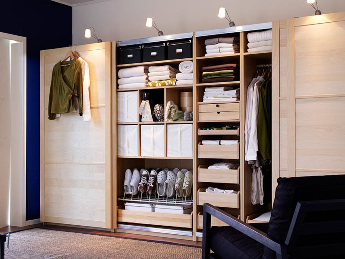 Гардеробная система ПАКС В прихожей