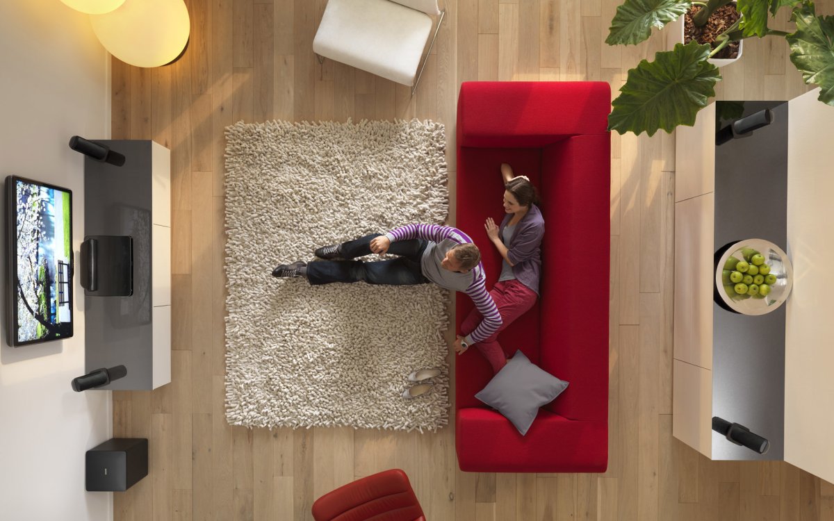 Комната вид сверху