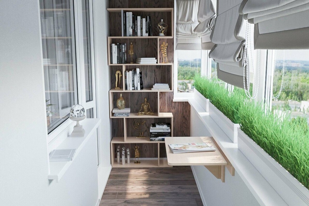 Стеллаж на балкон