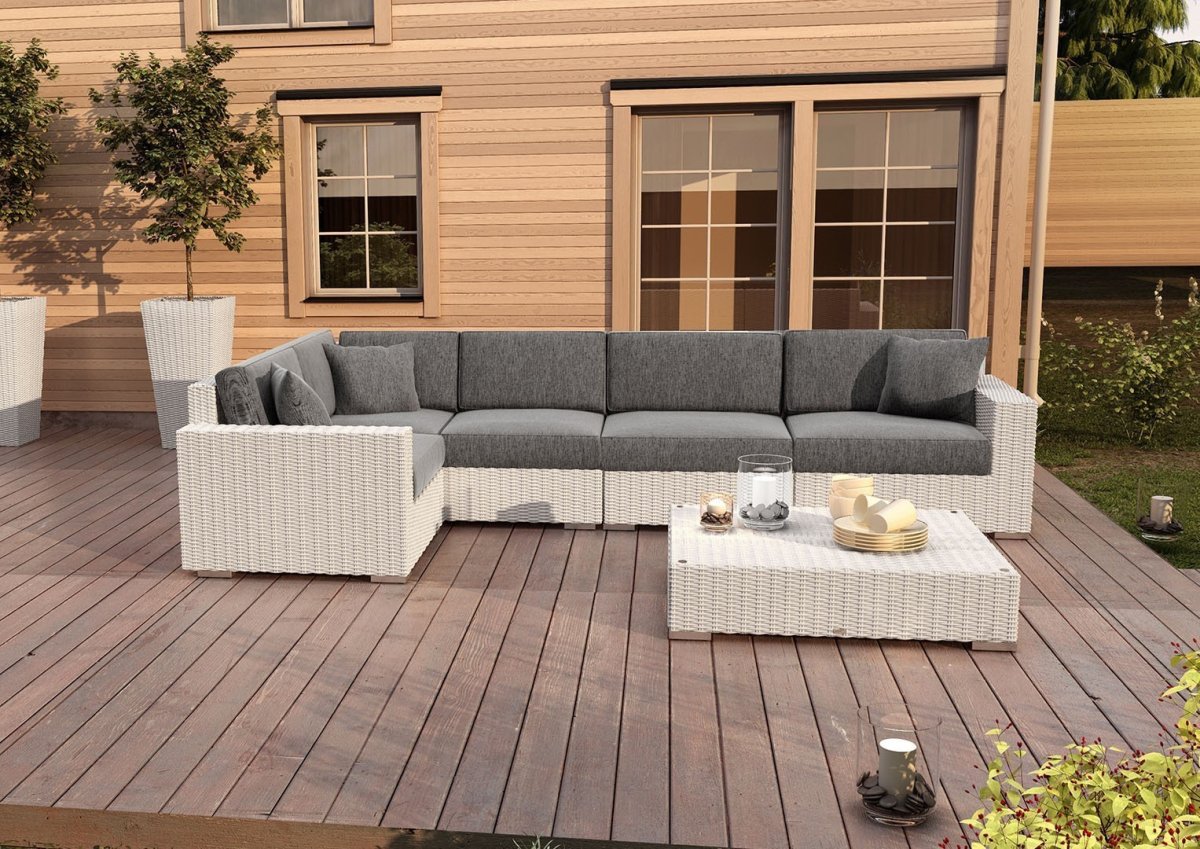 Диван Милан искусственный ротанг