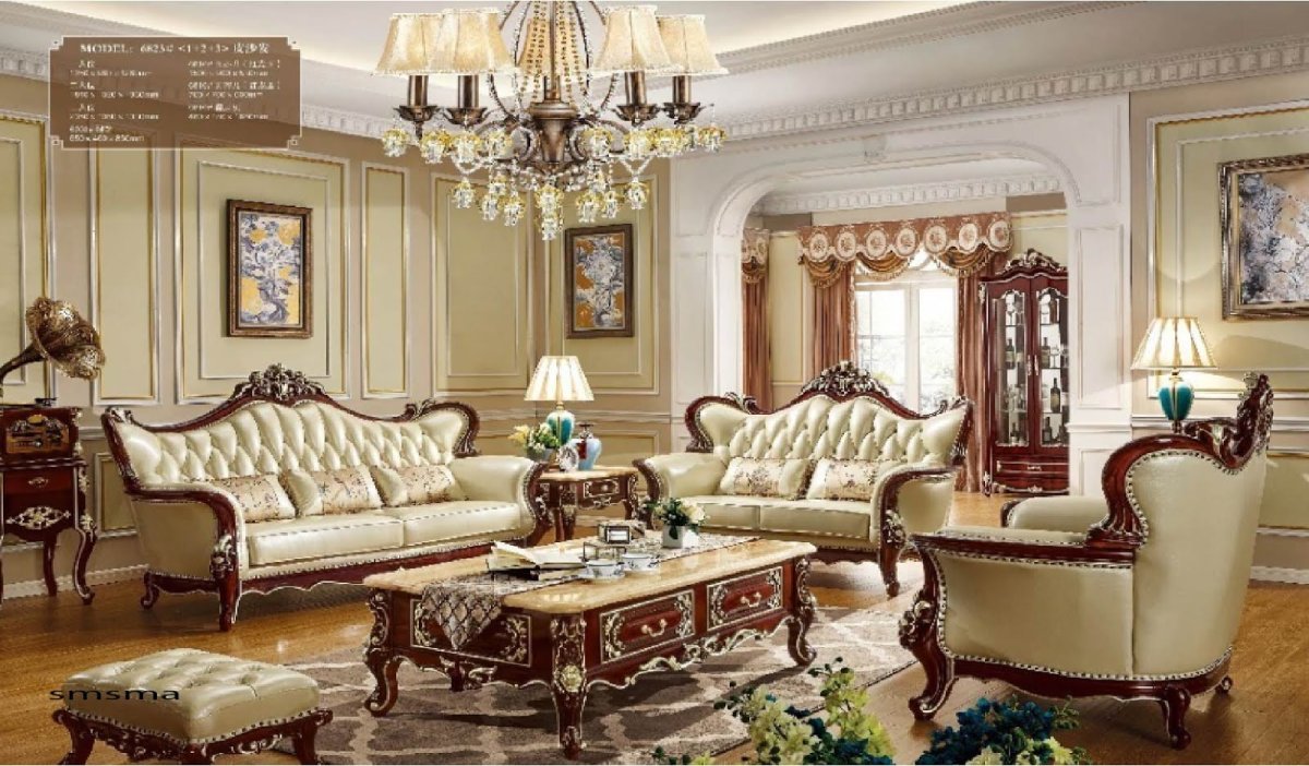 Мягкая мебель в гостиную в классическом стиле