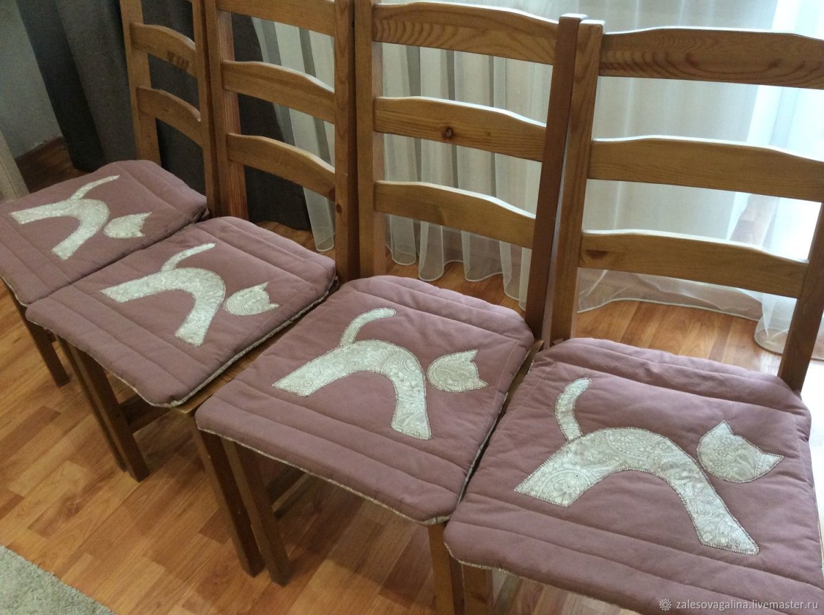 МК сидушки на стулья