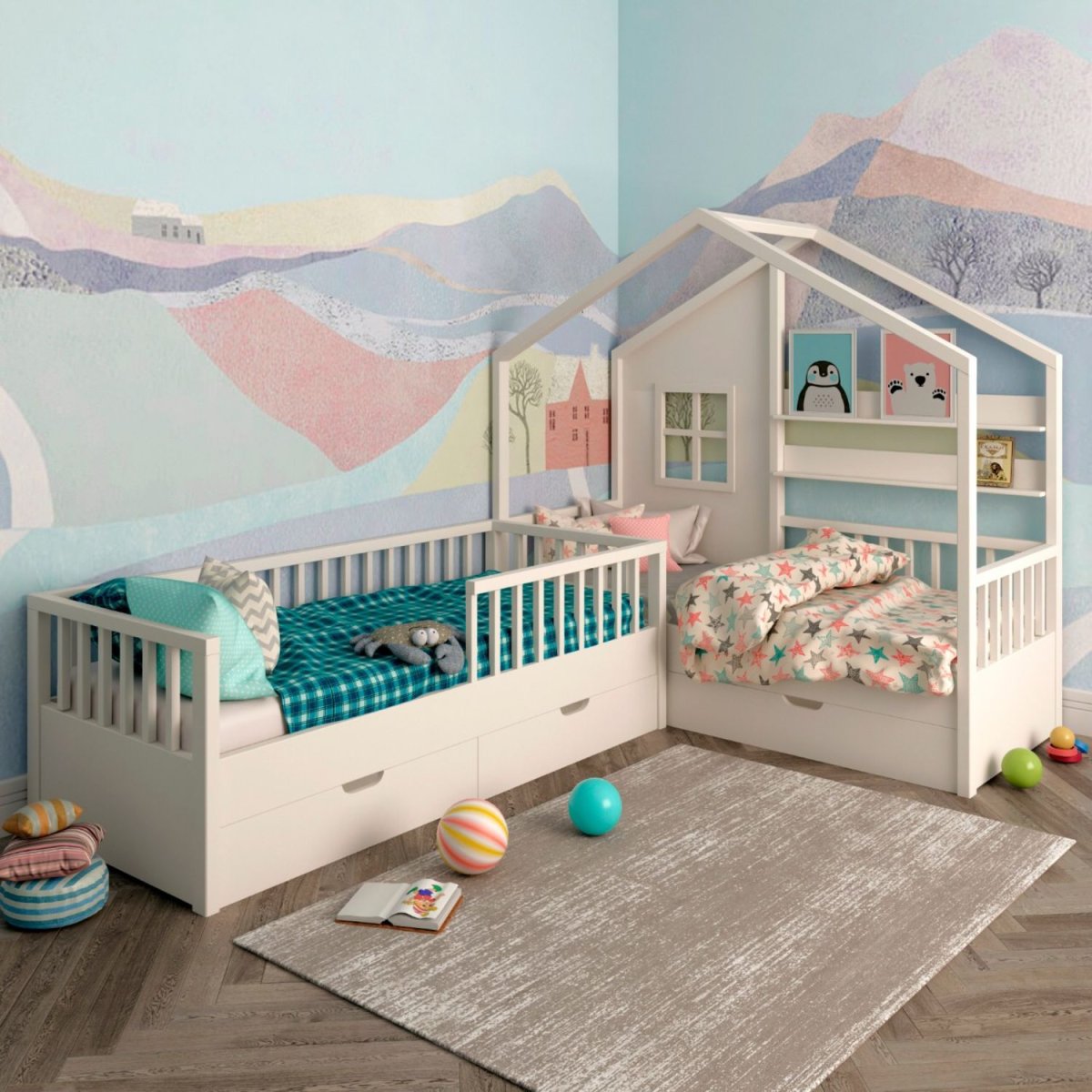 Детские кровати домики