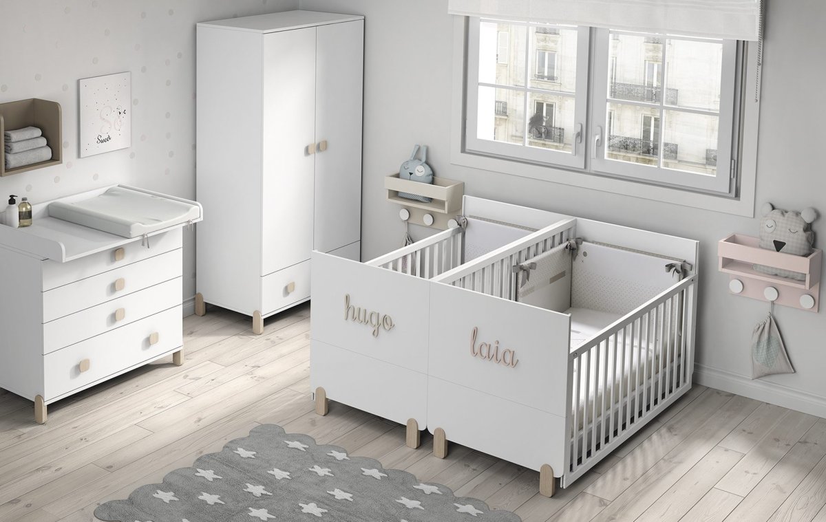 Комната для новорожденной двойни