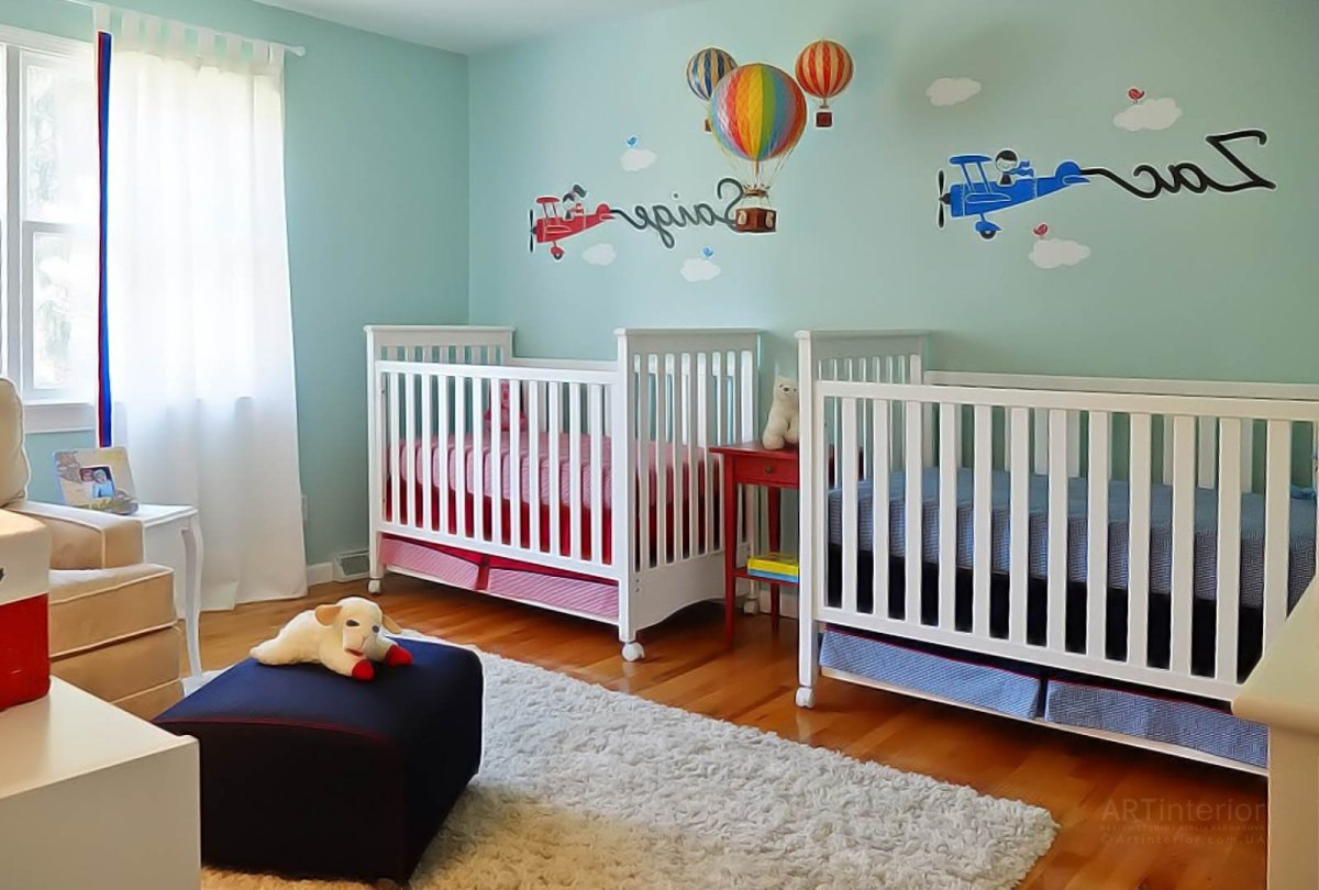 Детская комната для двойни