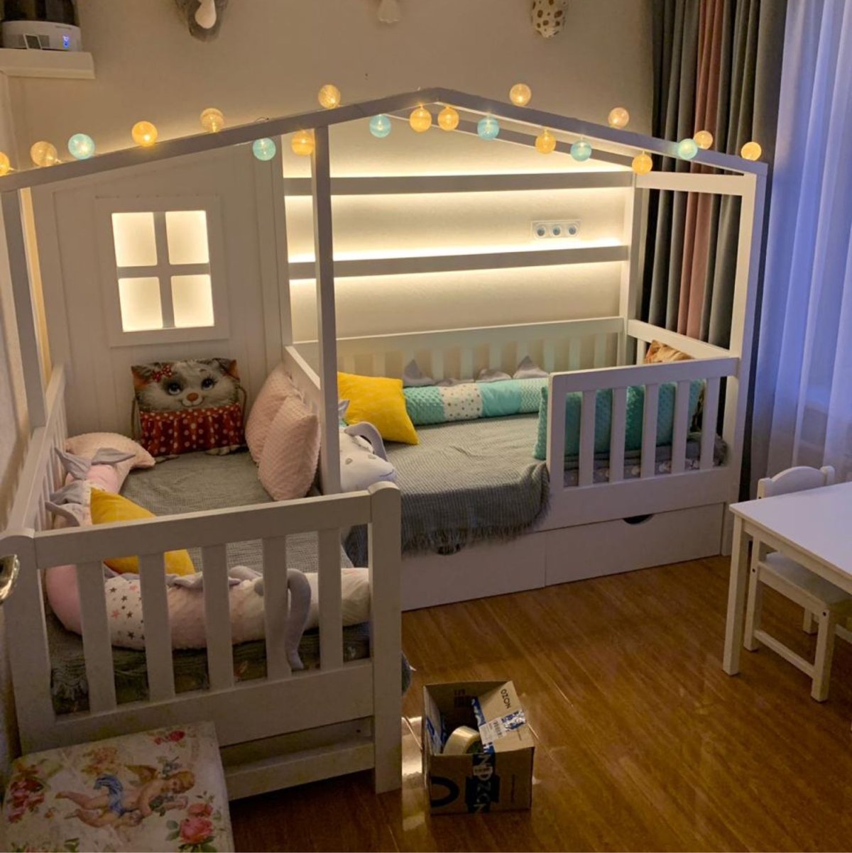 Кровать домик угловой Fairyland