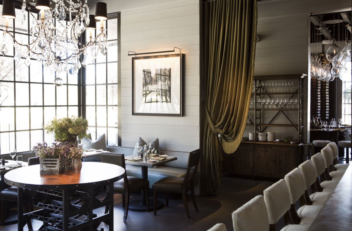 Интерьер ресторан ткань