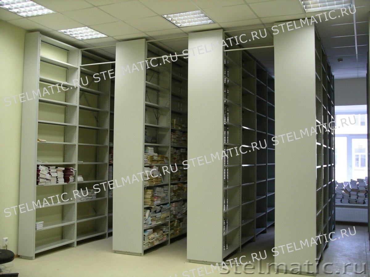 Стеллажи для архива документов металлические