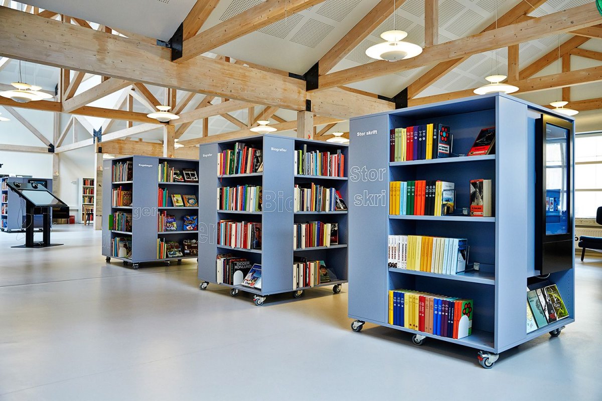 Мобильные стеллажи для библиотеки